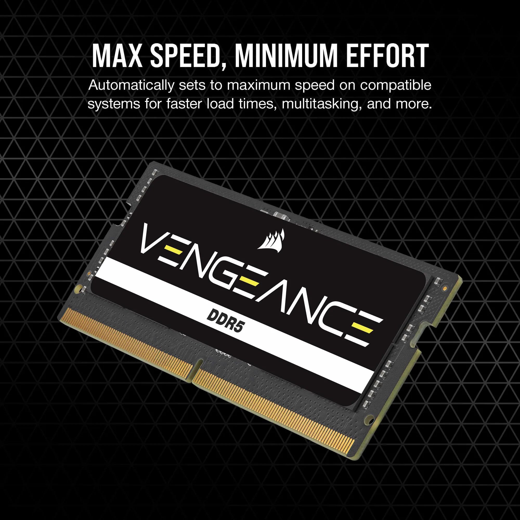 Corsair Vengeance® Series 16GB (1x16GB) DDR5 SODIMM 5600 CL48-48-48-90 1.1V - image 3