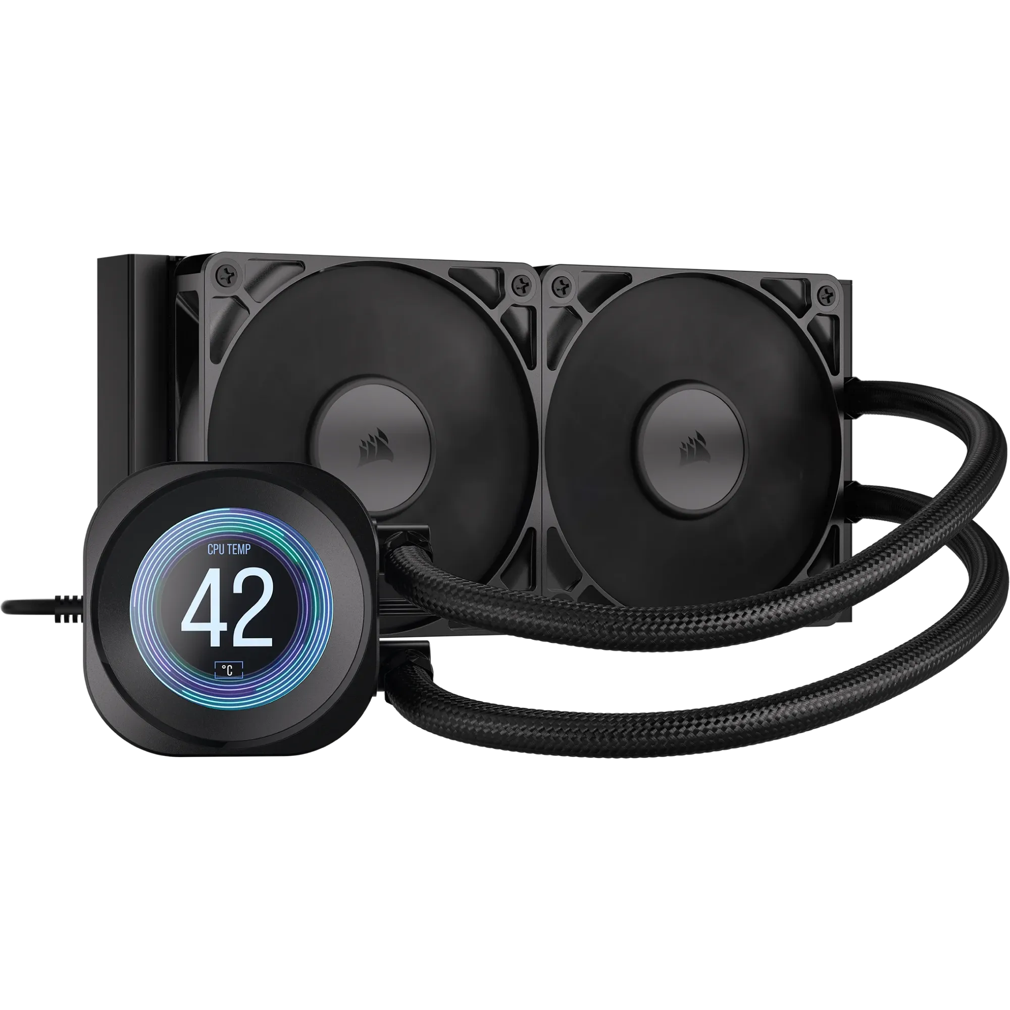 NAUTILUS 240 RS LCD Liquid CPU Cooler – 2.1'''' IPS LCD Screen – RS120 Fans – 240 mm Radiator – LGA 1851/1700;
AMD® AM5/AM4 - - image 6