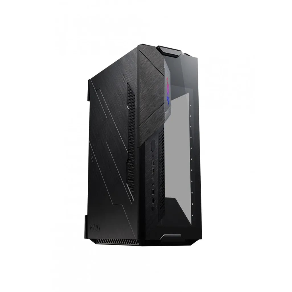 ASUS ROG Z11, PC, Acrylonitrile butadiene styrene (ABS), Aluminium, Steel, Tempered glass, Black, Mini-DTX, Mini-ITX, Bottom, 2x 140 mm