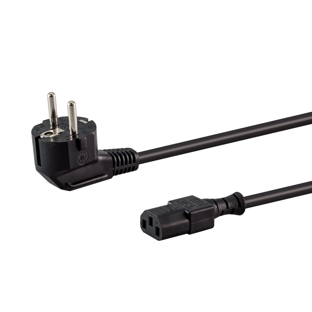 1.8M SCHUKO (EURO) TO IEC FEMALE POWER CABLE