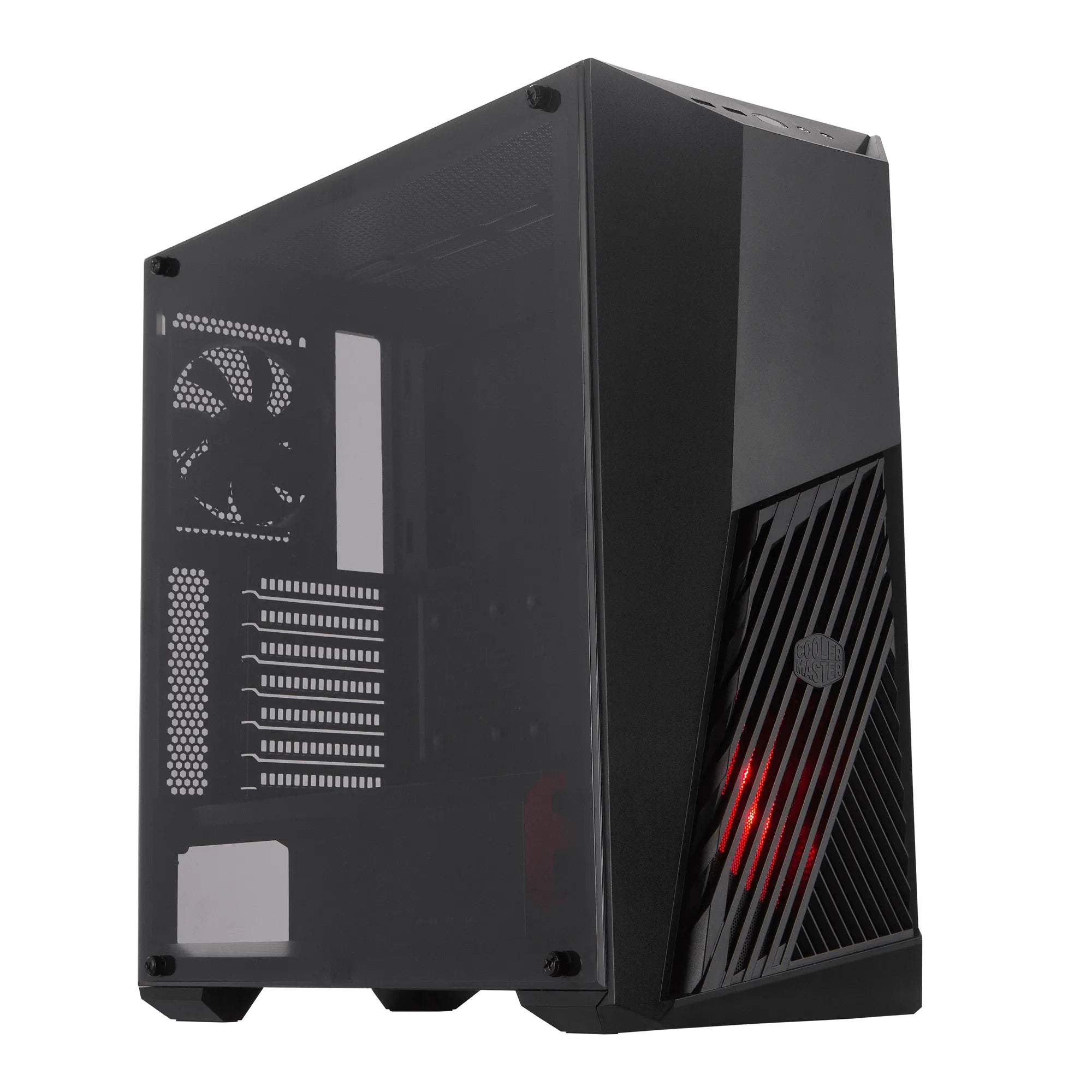 Cooler Master Masterbox K501L ATX; Black; Windowed; Angular Front Ventilation; RGB Fan - image 3