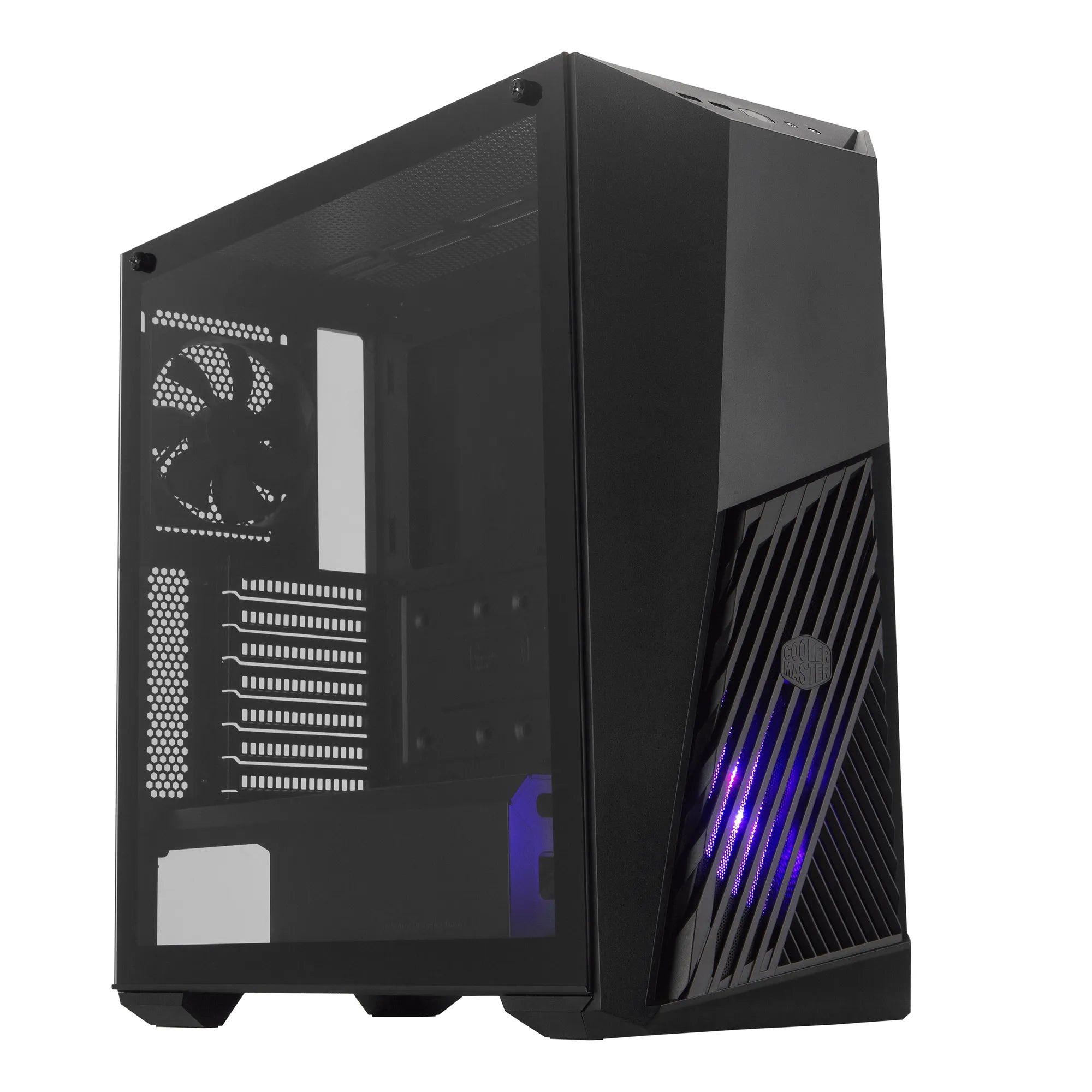 Cooler Master Masterbox K501L ATX; Black; Windowed; Angular Front Ventilation; RGB Fan - image 7