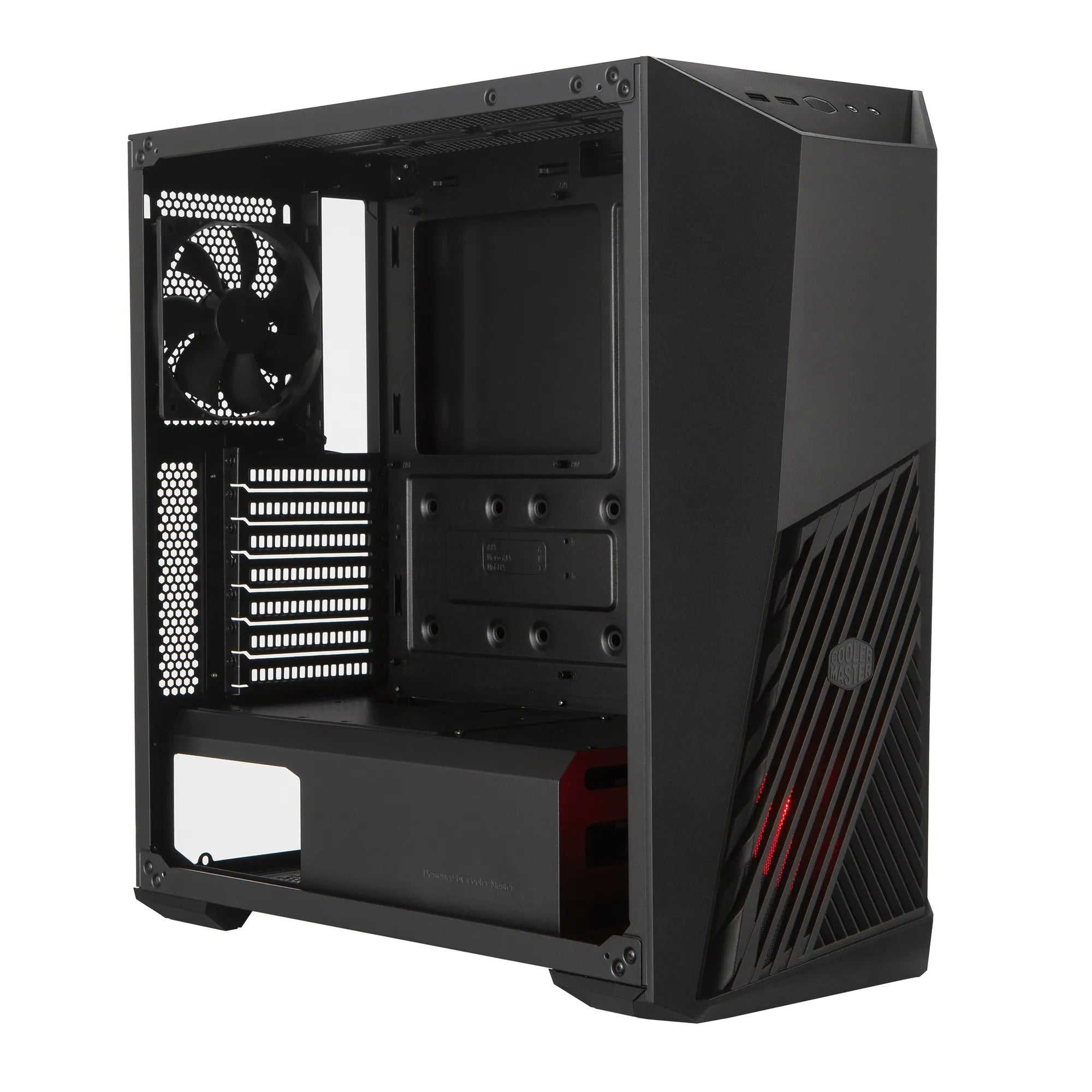 Cooler Master Masterbox K501L ATX; Black; Windowed; Angular Front Ventilation; RGB Fan - image 11