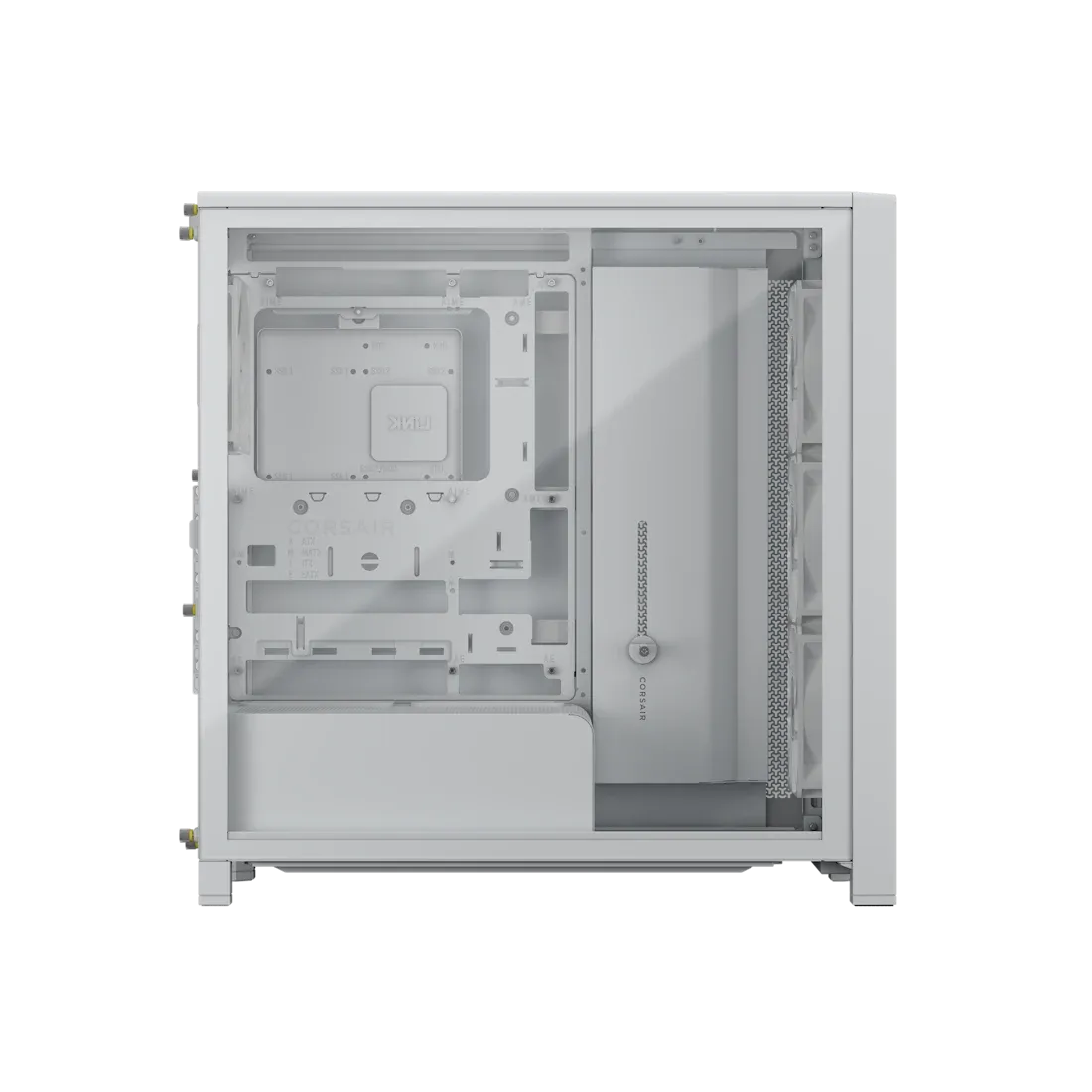 FRAME 4000D RS WOOD Modular High Airflow Mid-Tower PC Case; 4x  RS Fans; White & Oak. - image 5