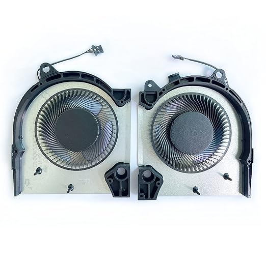 CPU FAN AND GPU FAN PAIR FOR DELL G15 5510 (WITHOUT HEATSINK)