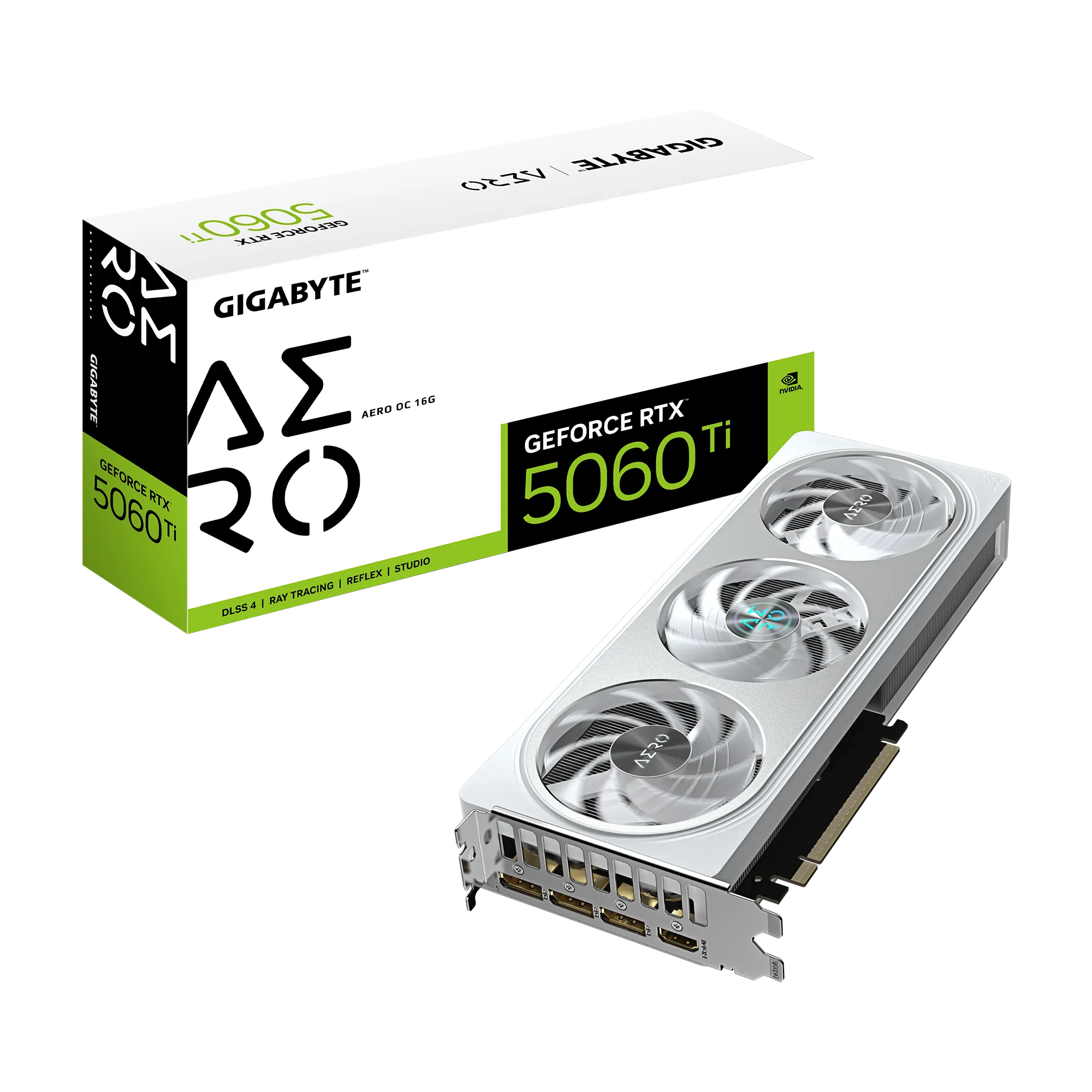GIGABYTE nVidia GeForce RTX 5060Ti AERO OC 16G - 16GB GDDR7; 128-Bit Memory Bus; 1x HDMI; 3x DisplayPort . - image 5