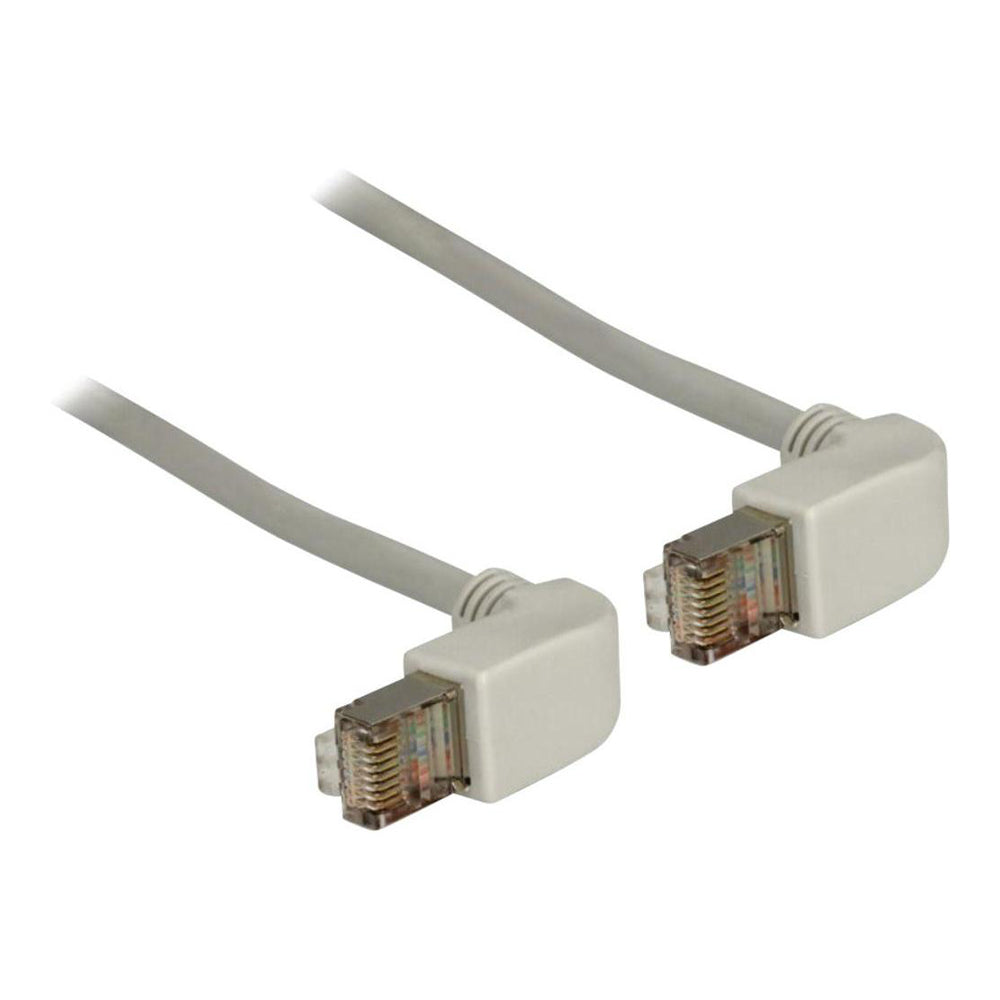 DELOCK 0.5M RJ45 CAT5E SFTP CBL ANGLED GRY(83510)
