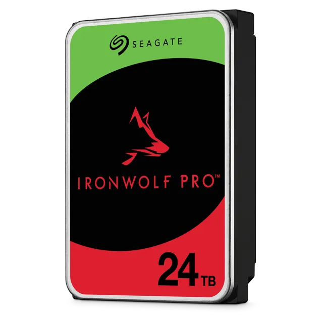 Seagate Ironwolf Pro ST24000NT002 24TB 3.5'' HDD NAS Drives 7200 RPM; SATA 6GB/s Interface; 256MB Cache;550TB/Year; Unlimited Ba - image 2