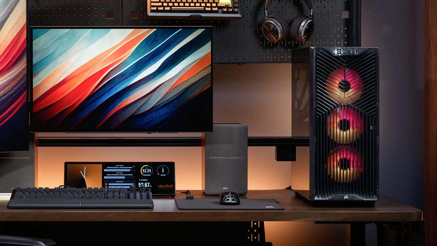 3200D RS ARGB Mid-Tower PC Case; 3x RS120 ARGB fans incl - Smoke. - image 8