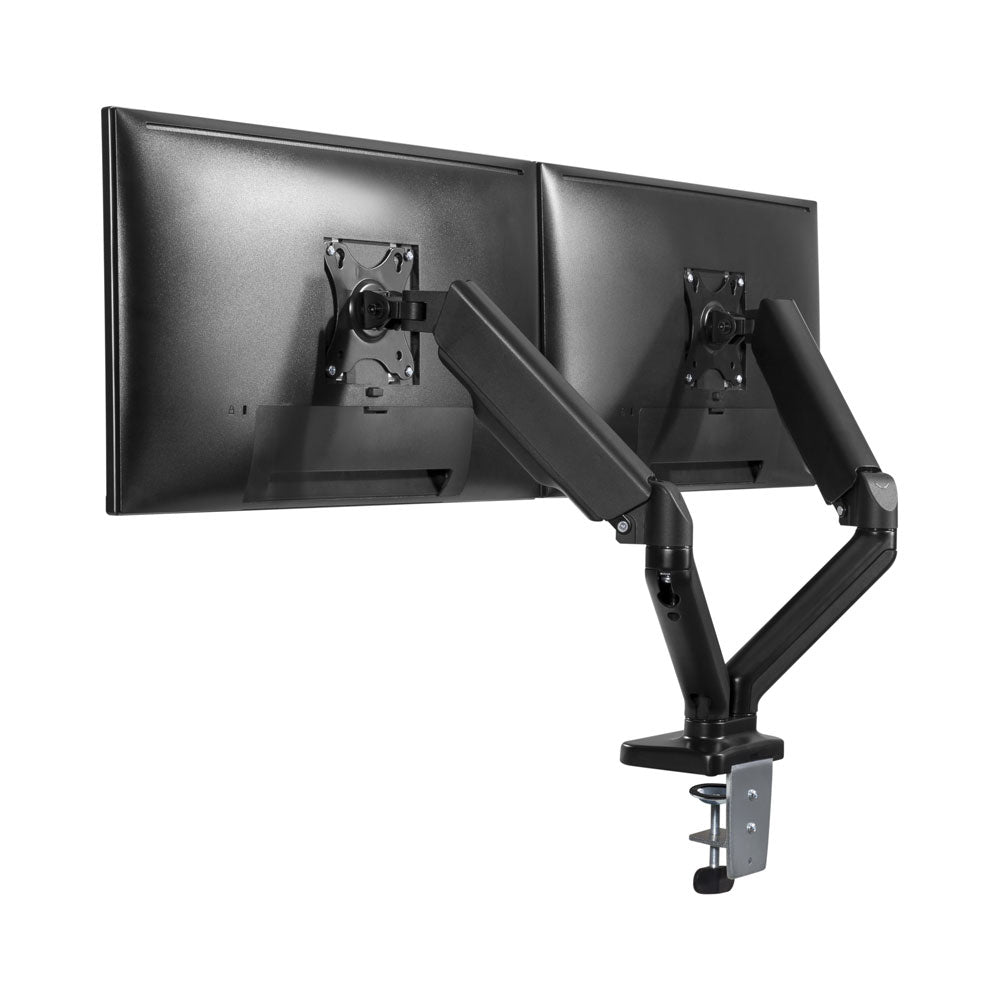 LINKQNET LDT46-C024U | 17-32" DUAL MONITOR SPRING-ASSISTED DESKTOP BRACKET WITH USB AND AUDIO POR