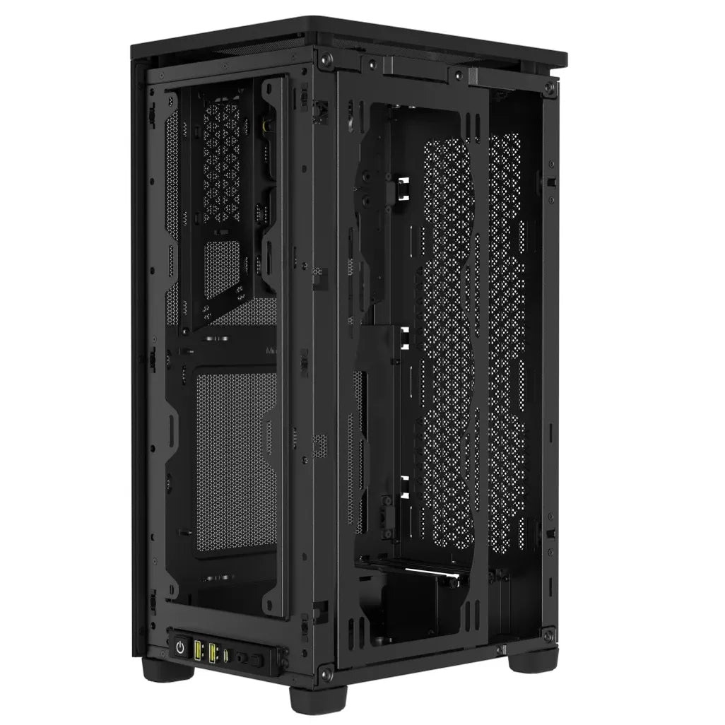 2000D Airflow ITX-Tower; Black; Slim fans/FS PSU only