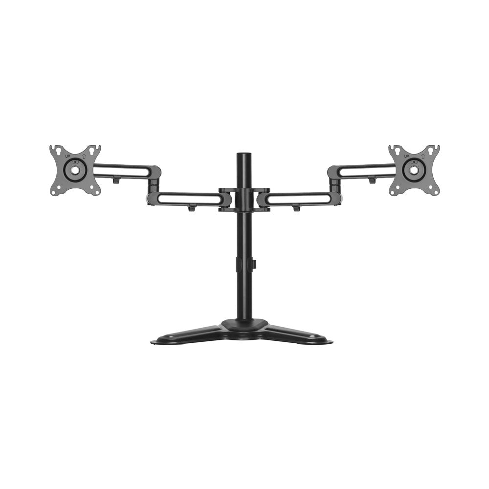 17-32 INCH DUAL PREMIUM ARTICULATING ALUMINIUM MONITOR STAND