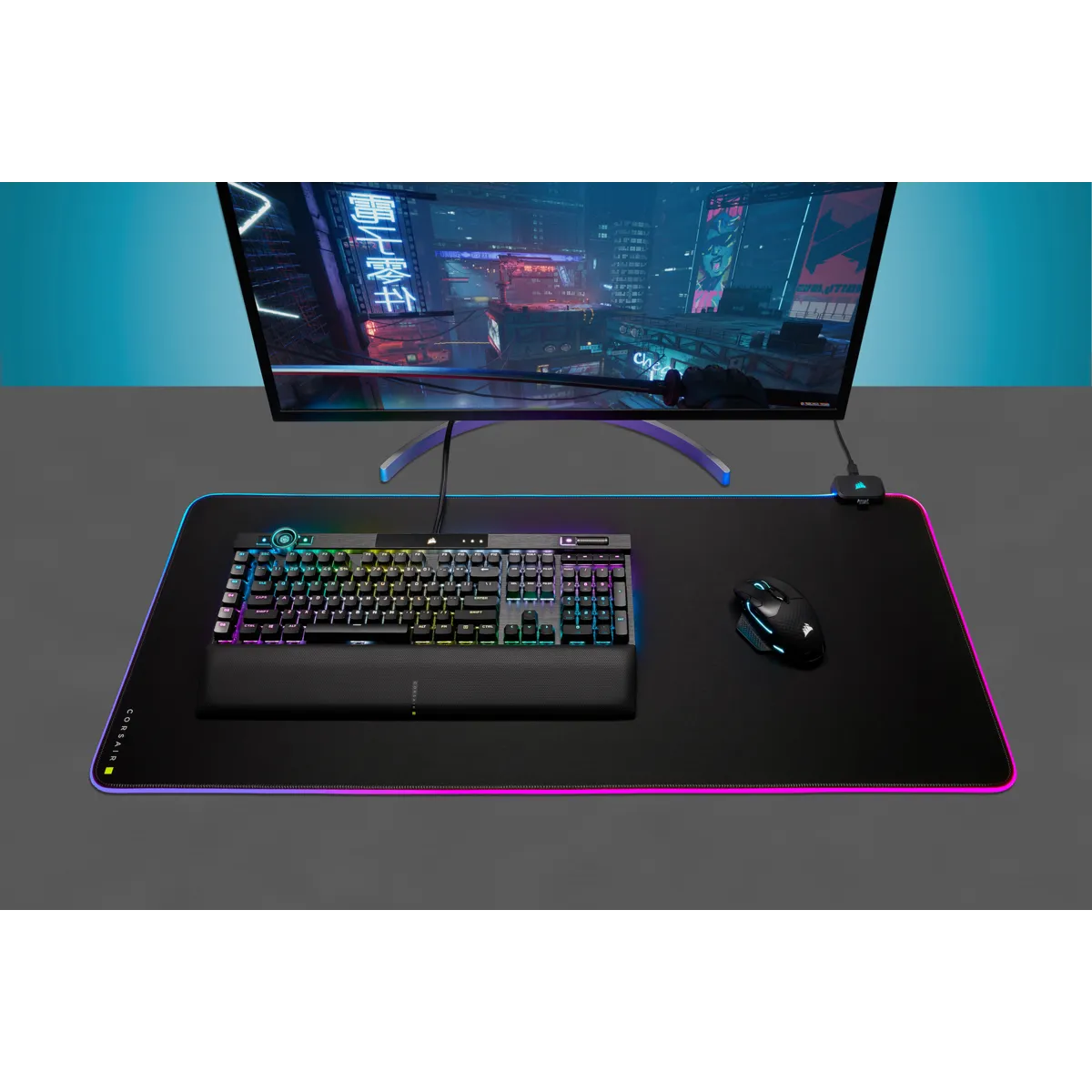 Corsair MM700 RGB Extended gaming mousepad (930 x 400 x 4mm) - RGB - image 24