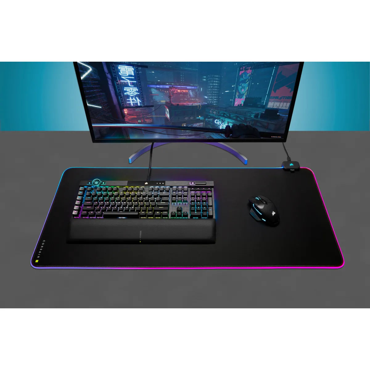 Corsair MM700 RGB Extended gaming mousepad (930 x 400 x 4mm) - RGB - image 23