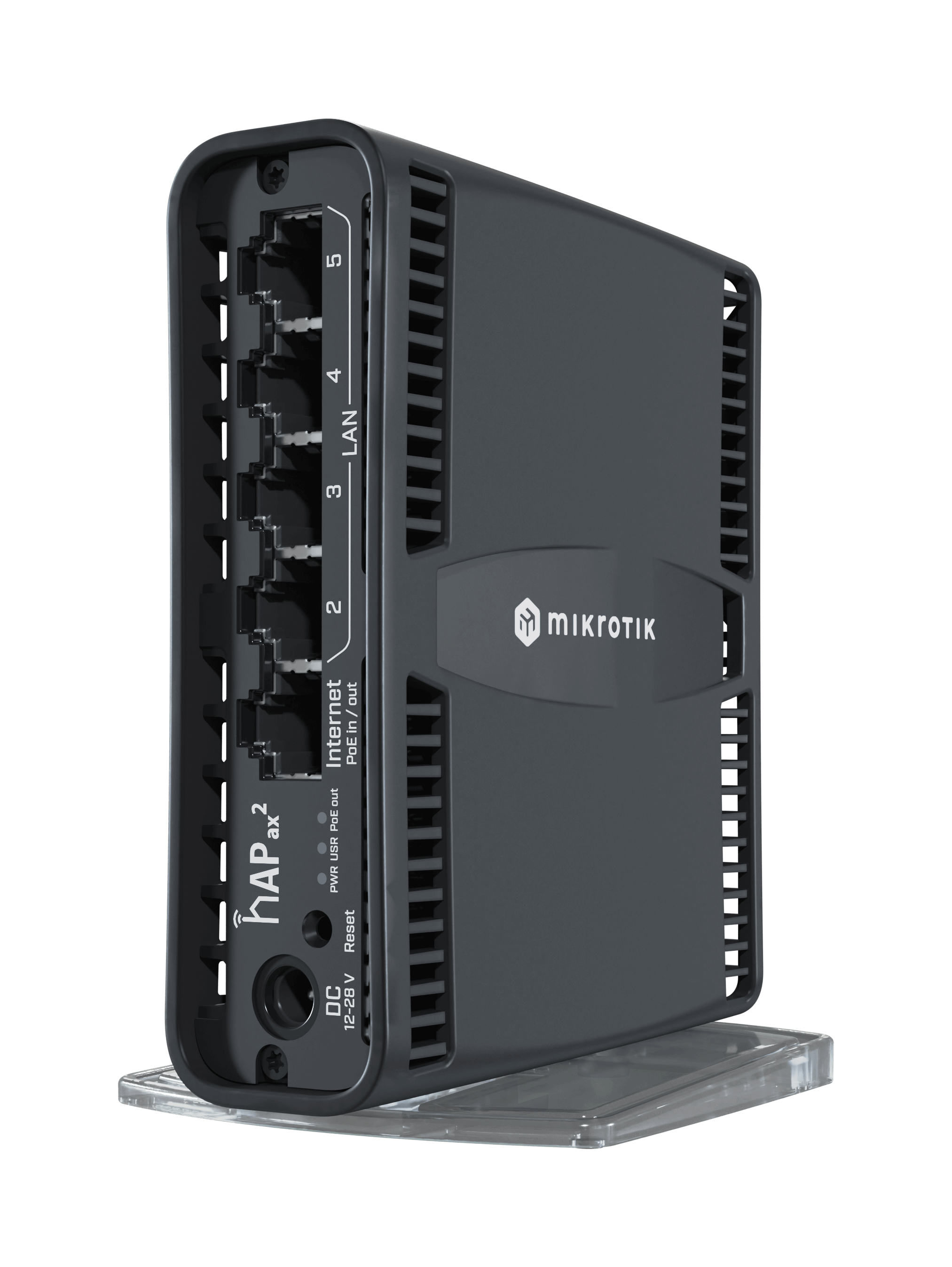 MikroTik hAP ax2 5 Port Gigabit 1800Mbps WiFi 6 Router | MT-RBHAP-AX
