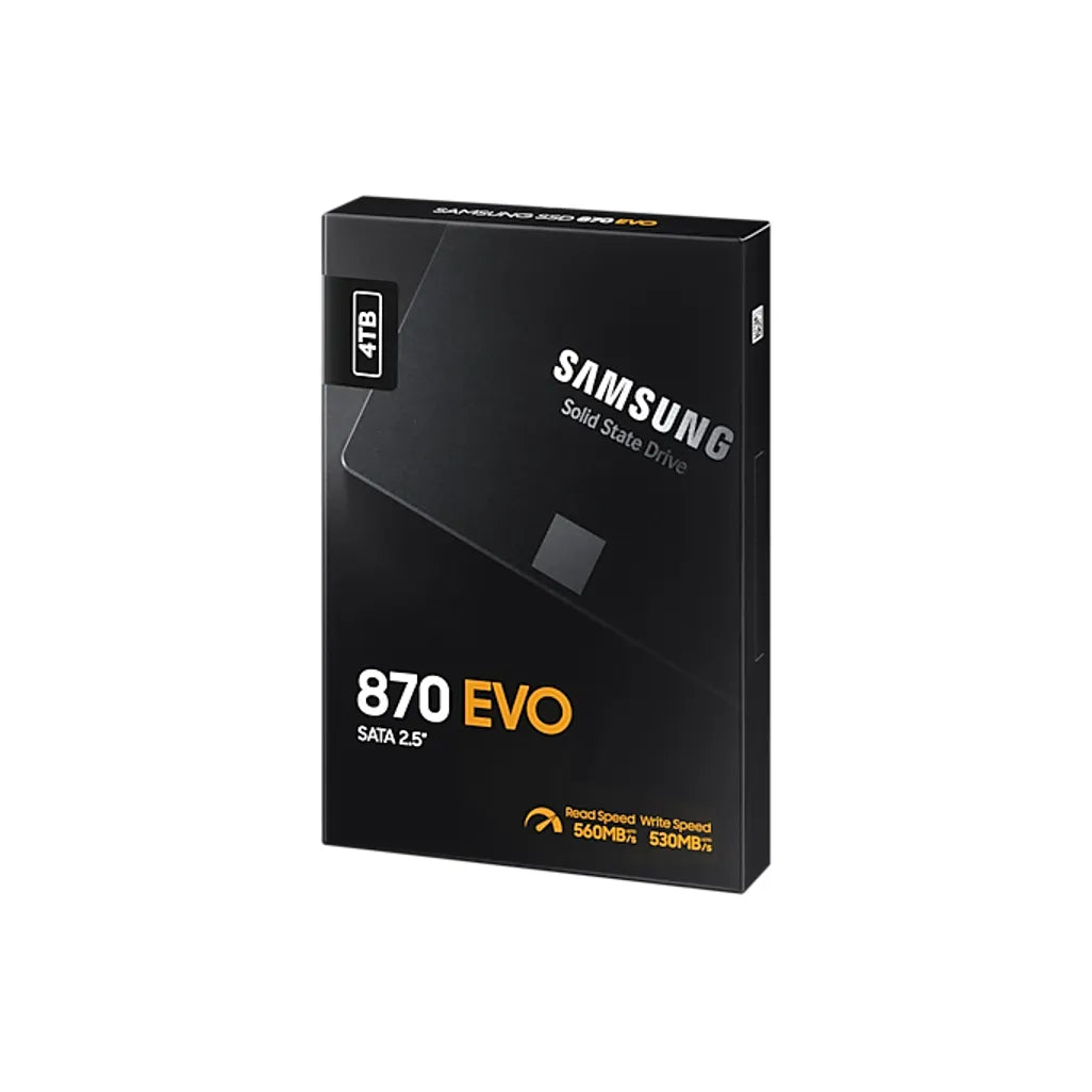 Samsung 870 EVO, 4000 GB, 2.5", 560 MB/s, 6 Gbit/s
