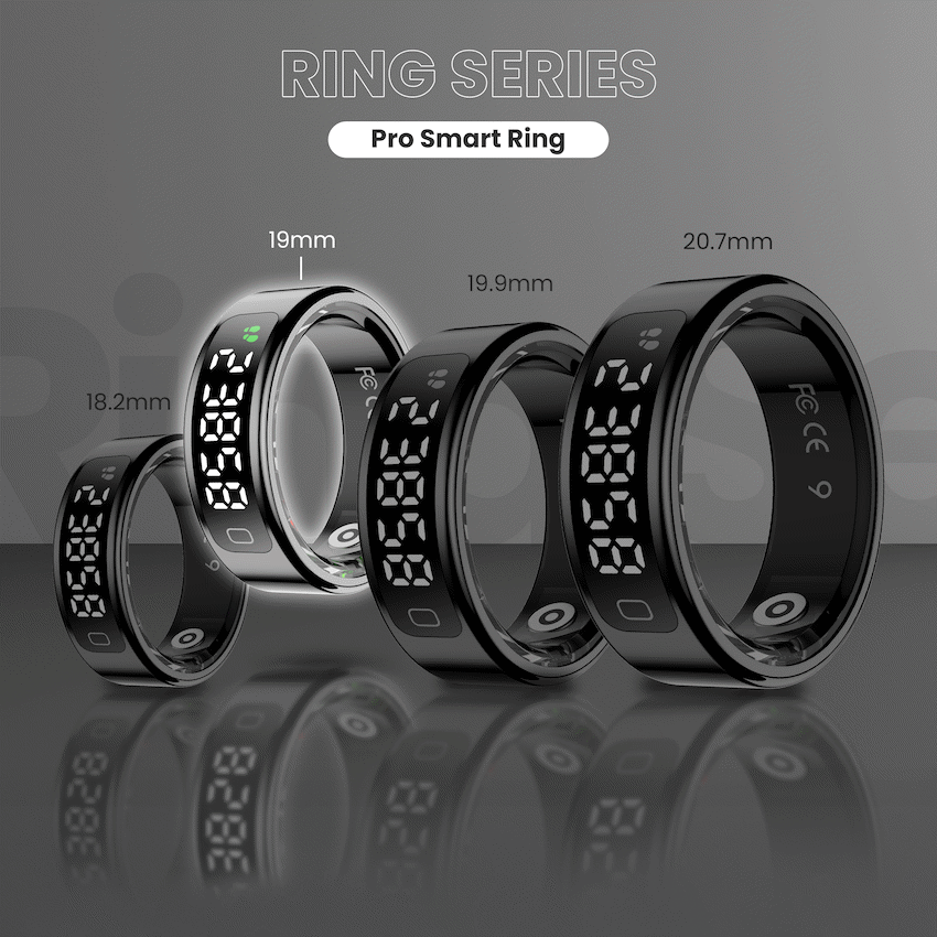 Volkano Ring Series Ring Pro Smart Ring with Charging Case - 19mm - image 8