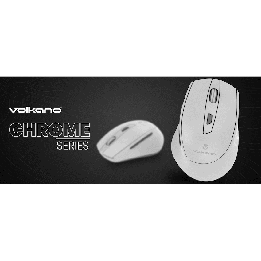 Volkano Chrome Series Wireless Mouse - Gray - image 8