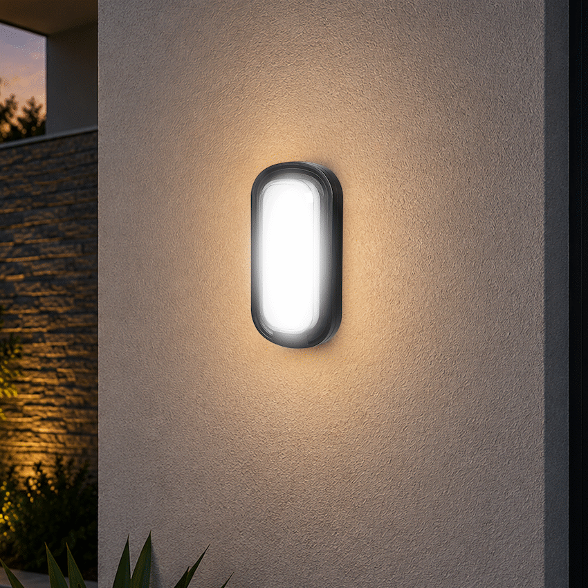 Ellies Ellipse Series AC 24W Capsule LED Bulkhead - PC - BK - image 8