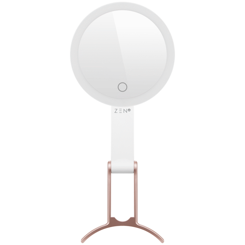 ZEN JestSet Series Portable Handheld LED Mirror - White - image 8