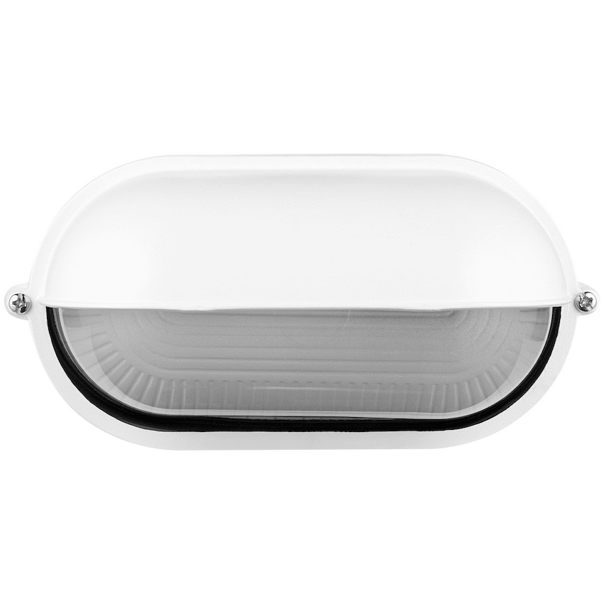 Ellies Arc Series - AC Oval Bulkhead - Aluminium  + Glass - E27 Base -WT - image 8