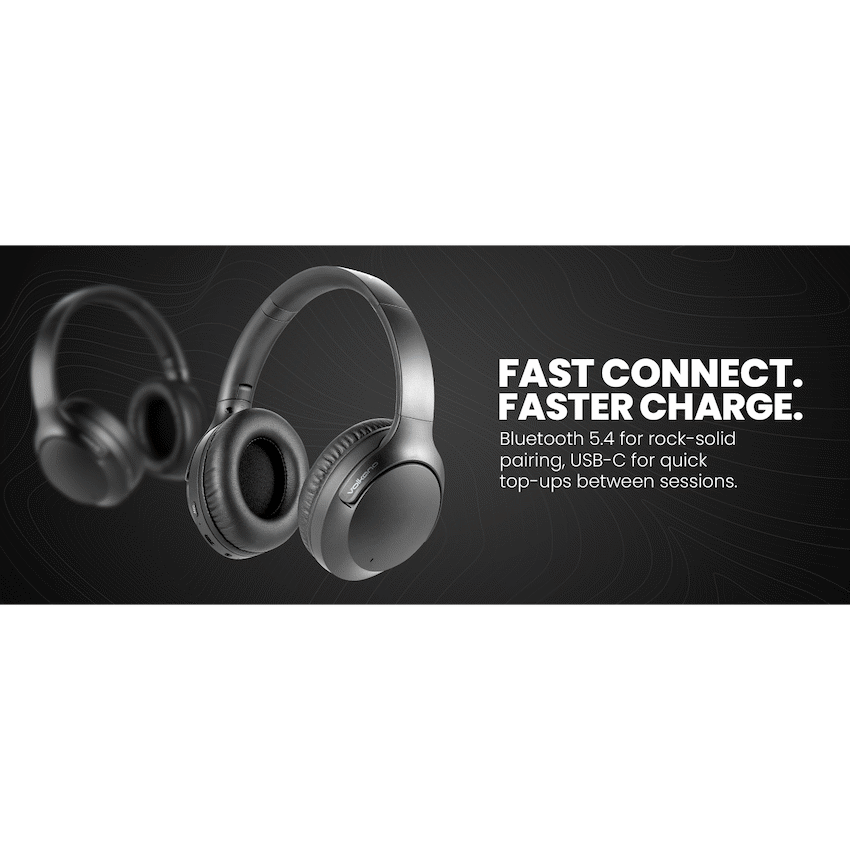 Volkano Odyssey ANC Bluetooth Wireless Headphone - Black - image 8