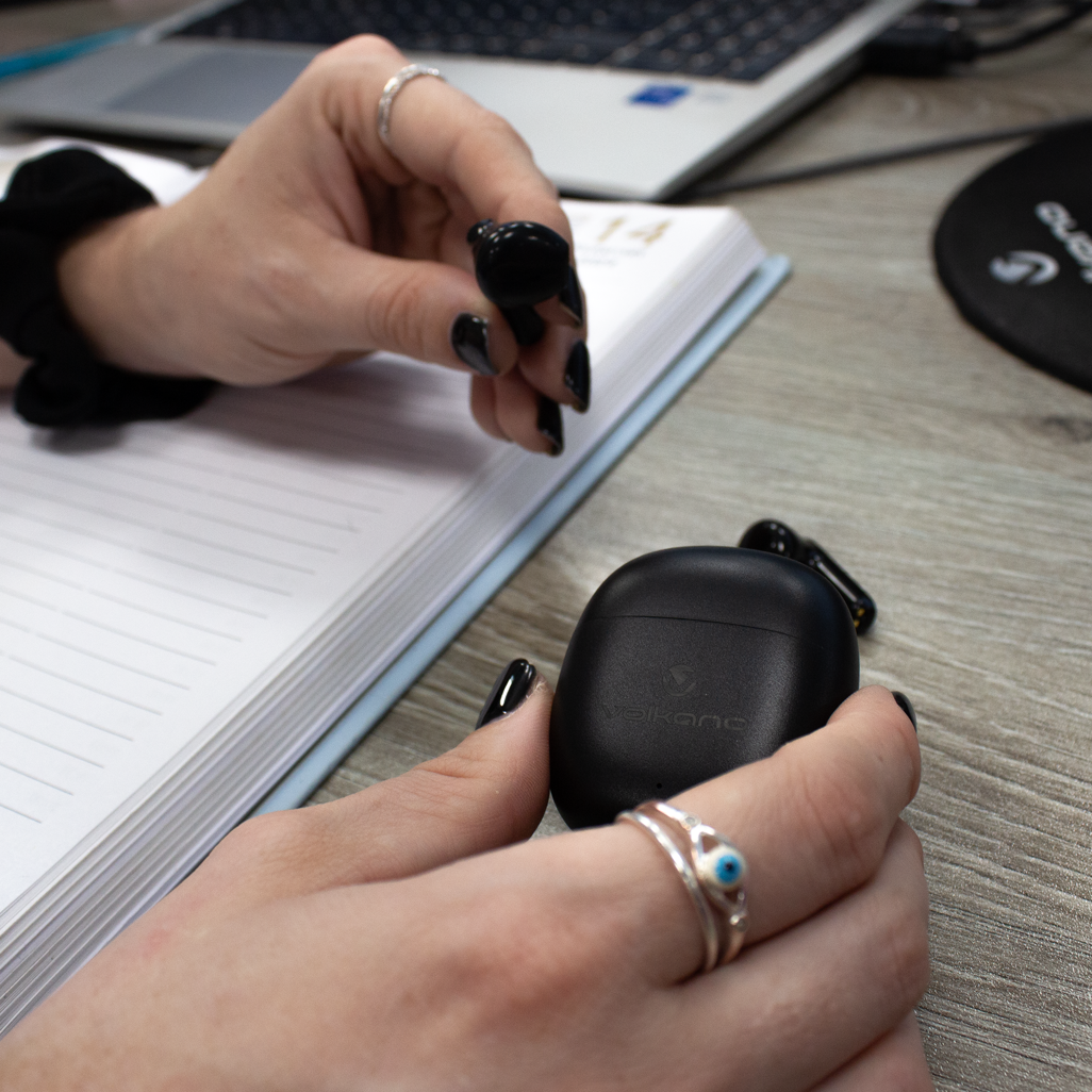 Volkano Sleek Series TWS Earphones - Black