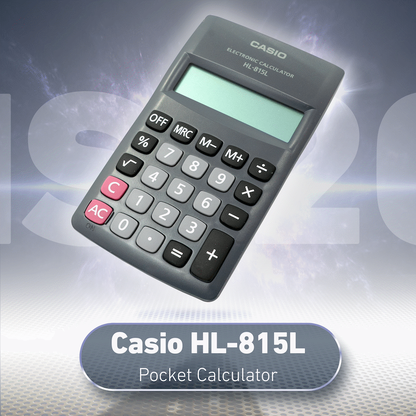 Casio HL 815 Pocket Calculator - Black - image 8