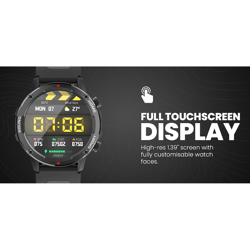 Volkano Power Series Smart Watch - Black - image 8