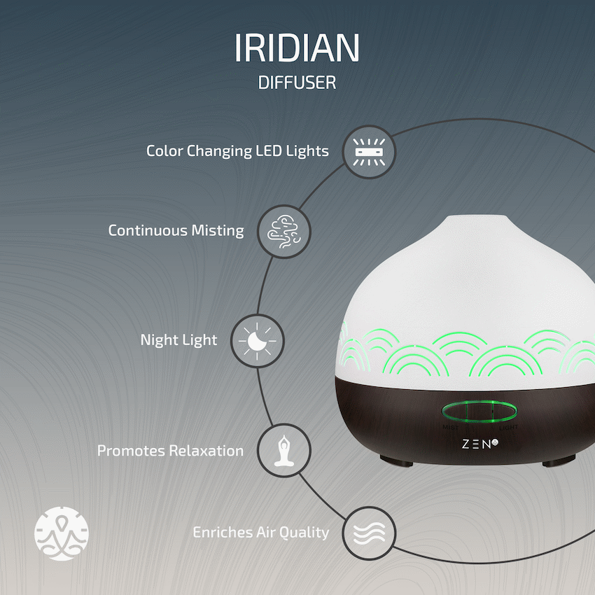 Zen Iridian Diffuser - Dark Wood - image 8
