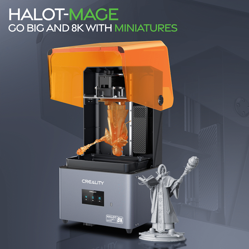 Creality Halot Mage 8K Resin 3D Printer 228x128x230 - image 8