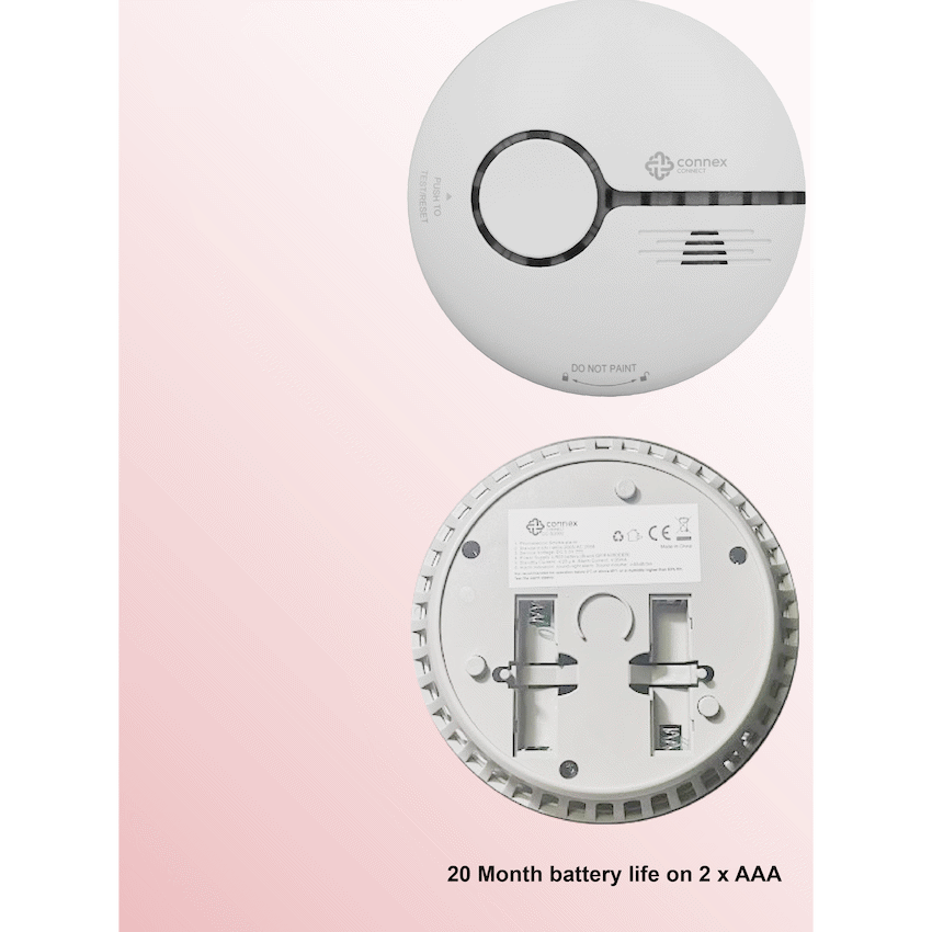 Smart Wi-Fi Smoke Detector Alarm Twin Pack - image 8