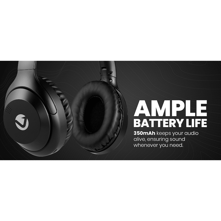Volkano Cosmic 2 Series Bluetooth Headphones - Black - image 8