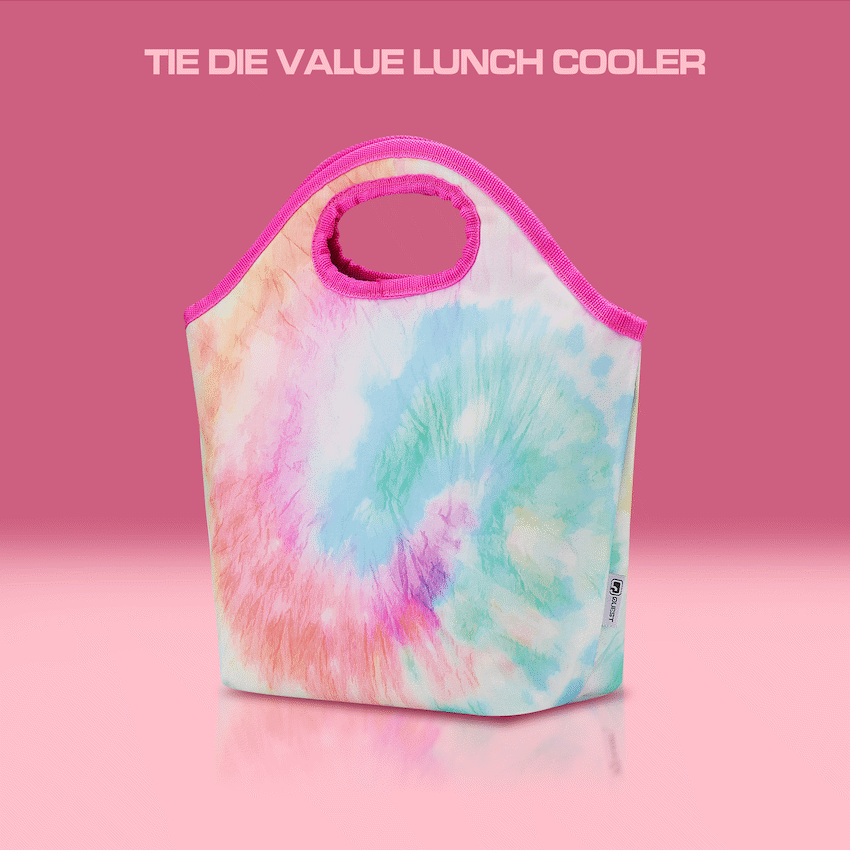 Quest Tie-Dye Value Lunch Cooler - Pink - image 8