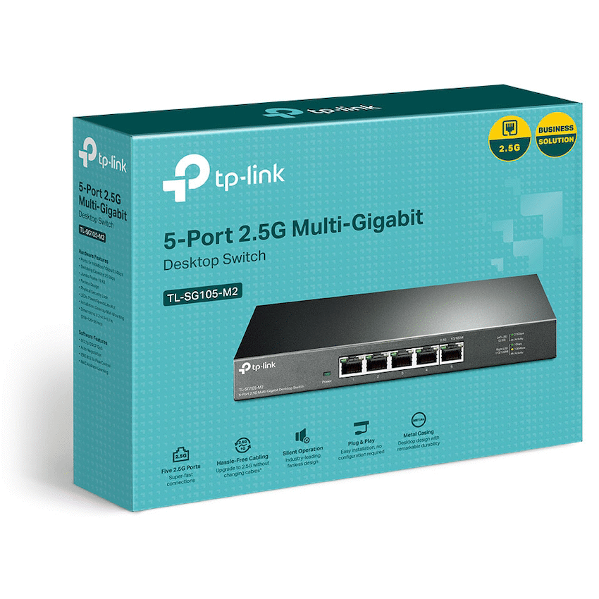 TP-Link TL-SG105-M2 5-Port 2.5G Multi-Gigabit Desktop Switch - image 8