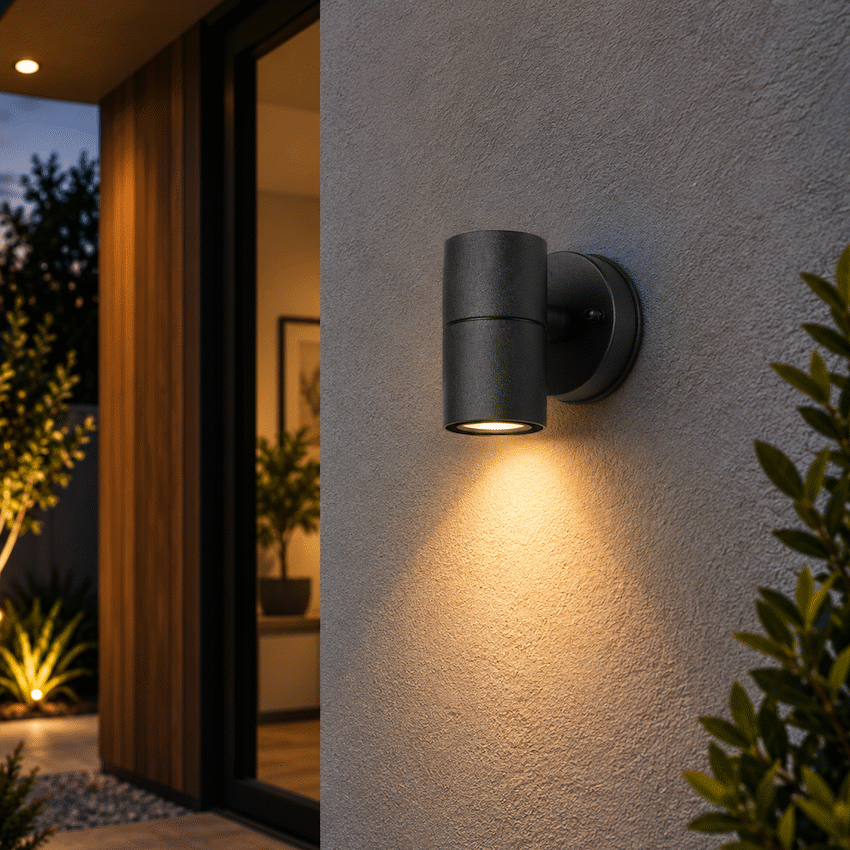Ellies Ash Series AC UniBeam wall light - Nylon Carbon Fiber - GU10 Base - BK - image 8