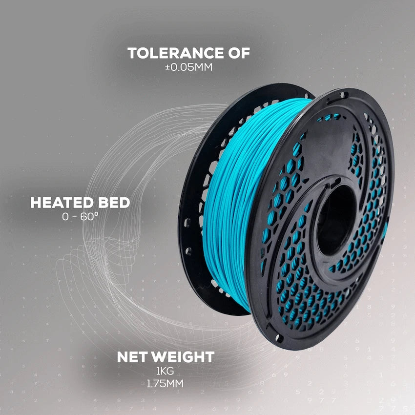 PLA Filament - Turquoise (1kg, 1.75mm) - image 8