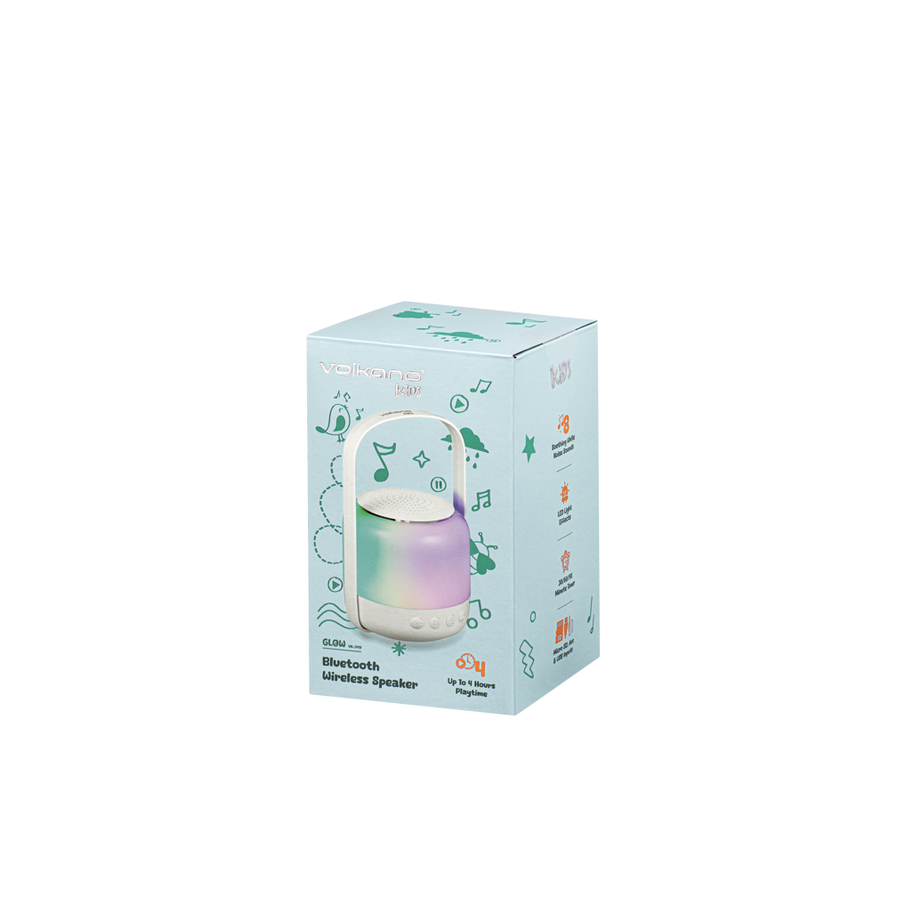 Volkano Kids Glow Series Speaker with Light