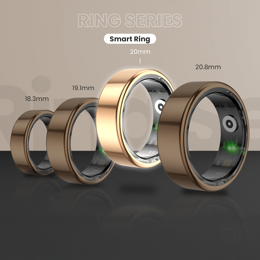 Volkano Ring Series Smart Ring with Charging Case - 20mm - image 8