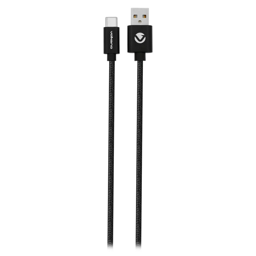 Volkano On-The-Go USB to Type-C 18w Braided 1m Cable - Black - image 8