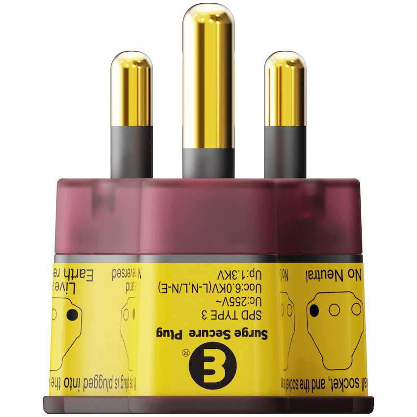 Ellies Re-wireable High Surge Plug Top - RD - image 8