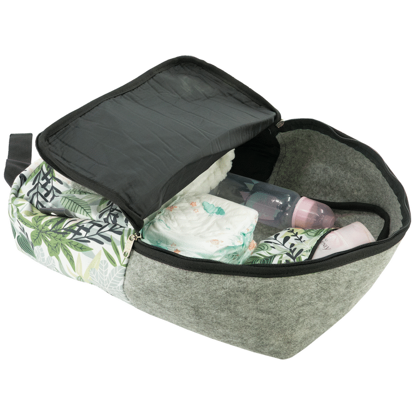 Totes Babe Jungle Diaper Backpack - Green - image 8