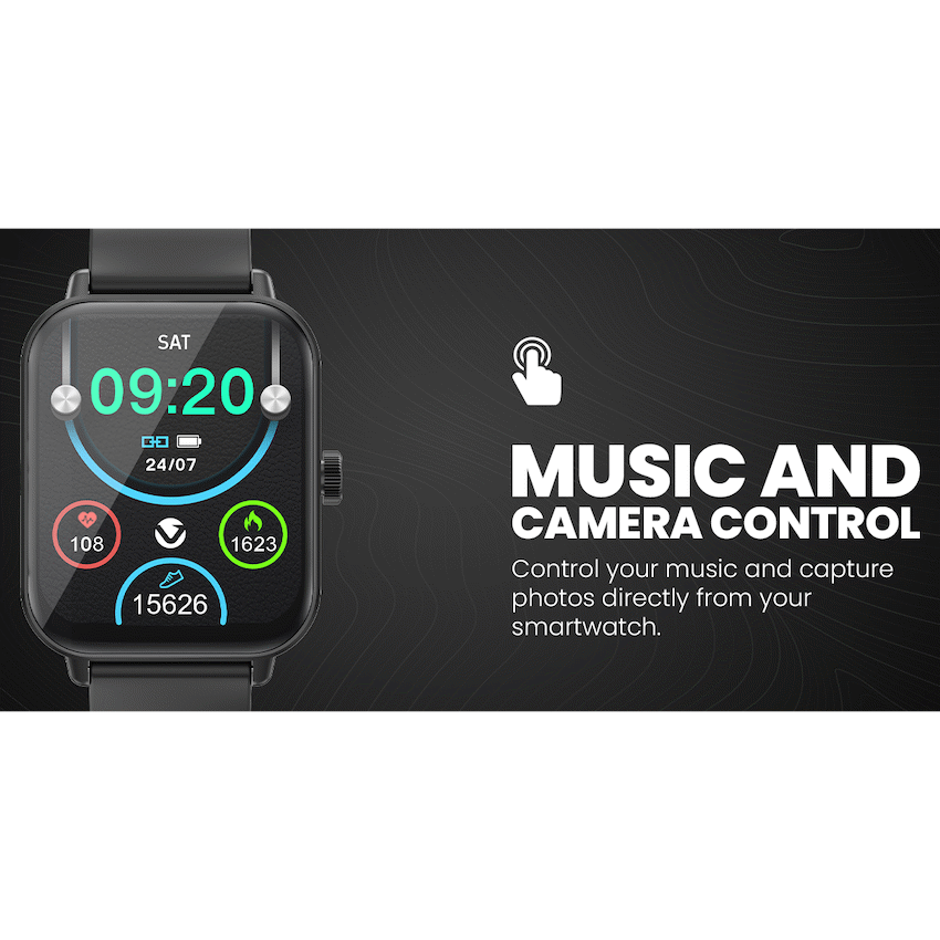 Volkano Chroma Series Smartwatch with Black Strap - image 8
