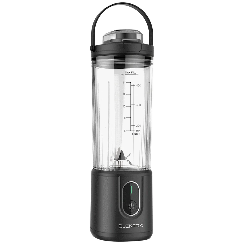Elektra 400ml Plastic Personal Blender - Black - image 8