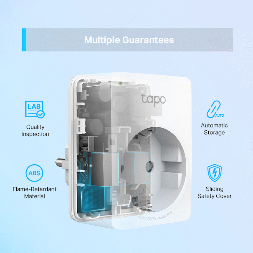 TP-Link Tapo P100 (1-Pack) Wi-Fi 2.4G (1T1R), BT Onboarding - image 8