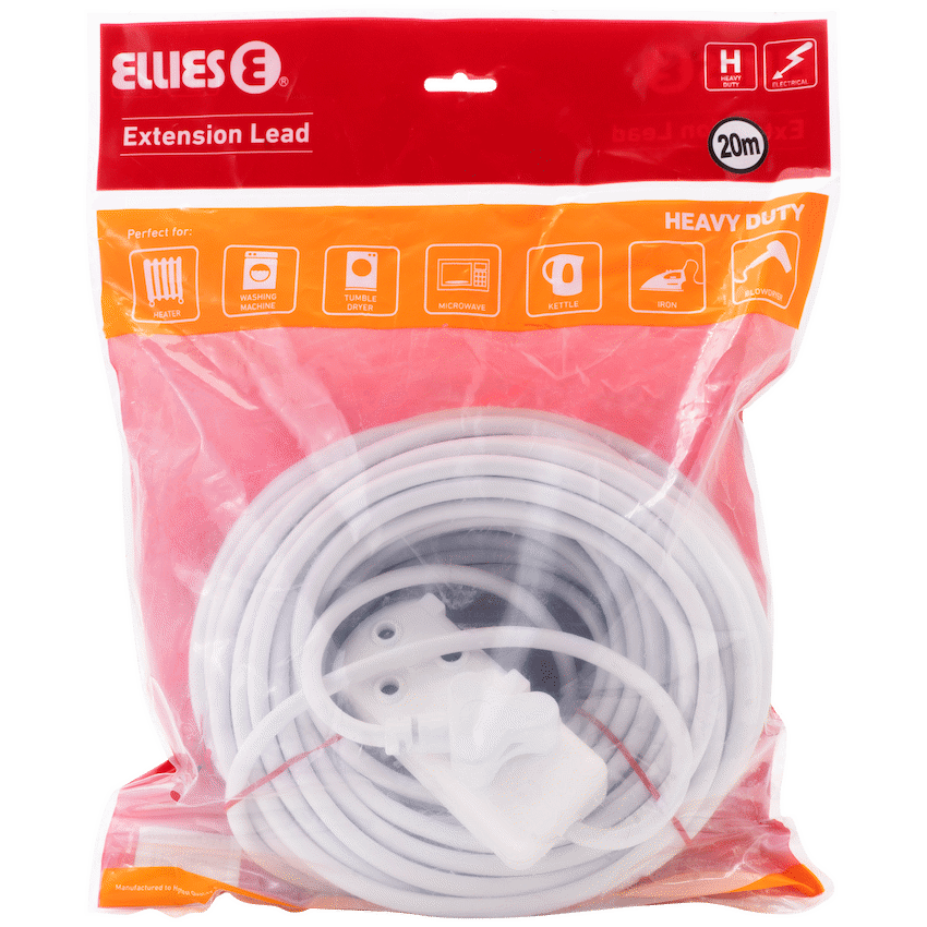 Ellies Side by Side Light Duty Extension Lead-20M - image 8