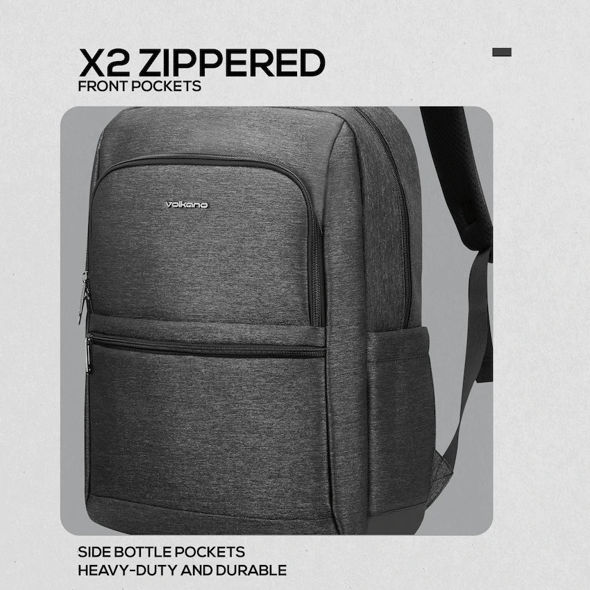 Volkano Pulse 15.6" Laptop Backpack - Charcoal - image 8