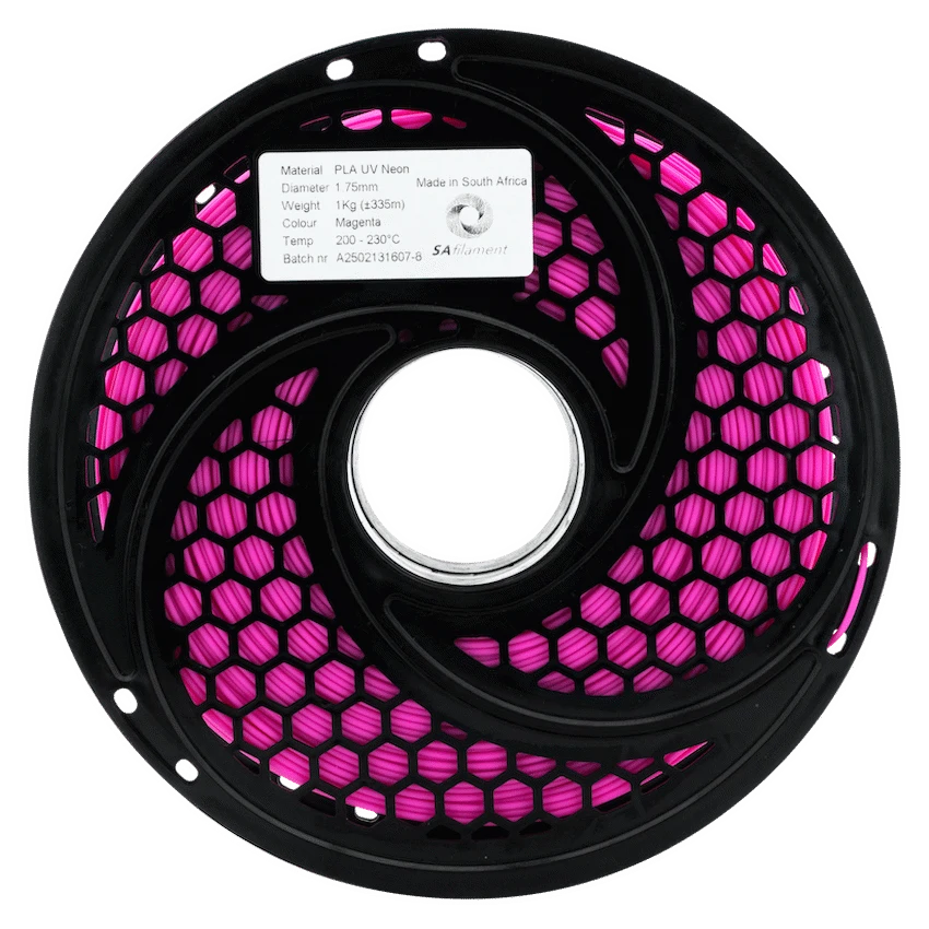 SA Filament PLA UV Neon Filament 1kg - Magenta - image 8