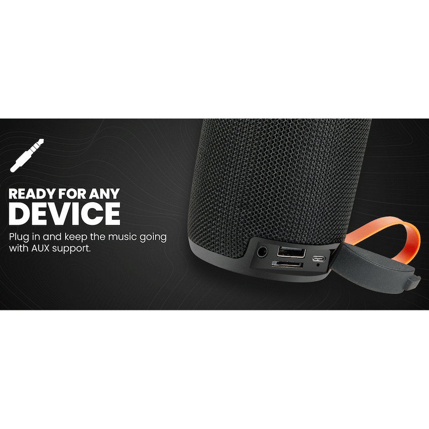 Volkano Stun 2.0 Series Bluetooth Speaker - Black - image 8