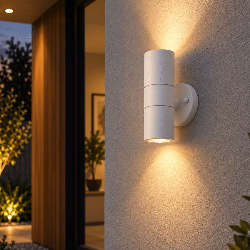 Ellies Ash Series AC dual beam wall light - Nylon Carbon Fiber - GU10 Base - WT - image 8